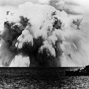 nuclear bomb explosion underwater